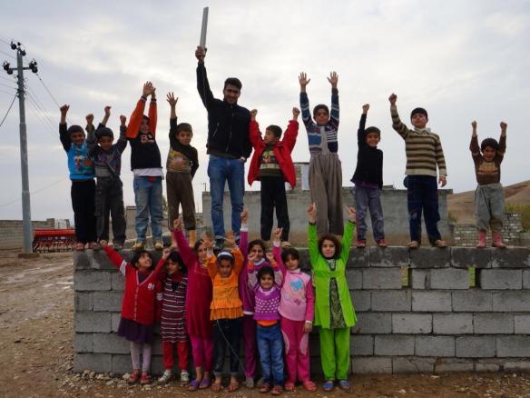 Kids in Lajan Village, Kurdistan, Iraq,